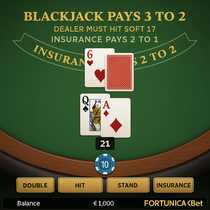 FortunicaBet - Blackjack Table Game - 21